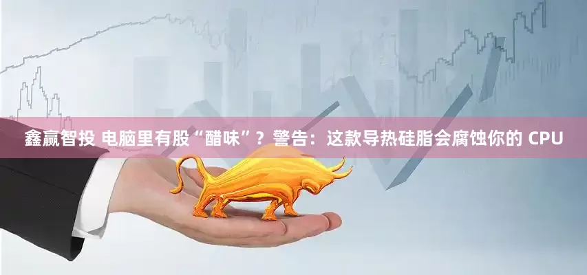鑫赢智投 电脑里有股“醋味”？警告：这款导热硅脂会腐蚀你的 CPU